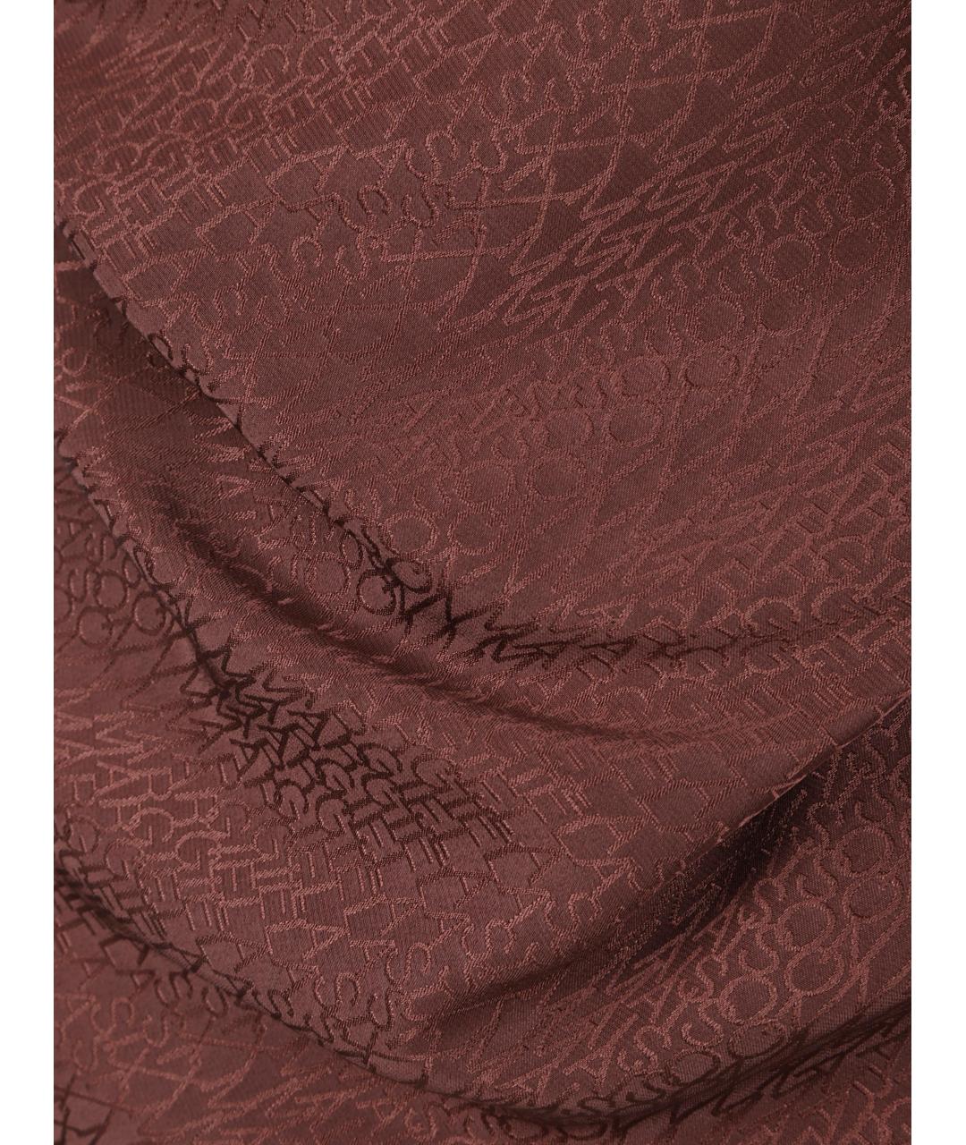 MM6 MAISON MARGIELA Коричневая ацетатная майка, фото 3