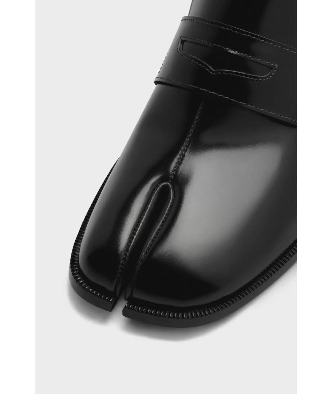MAISON MARGIELA Черные кожаные лоферы, фото 5