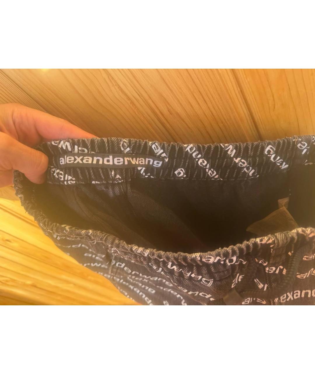ALEXANDER WANG Черные джинсы клеш, фото 3