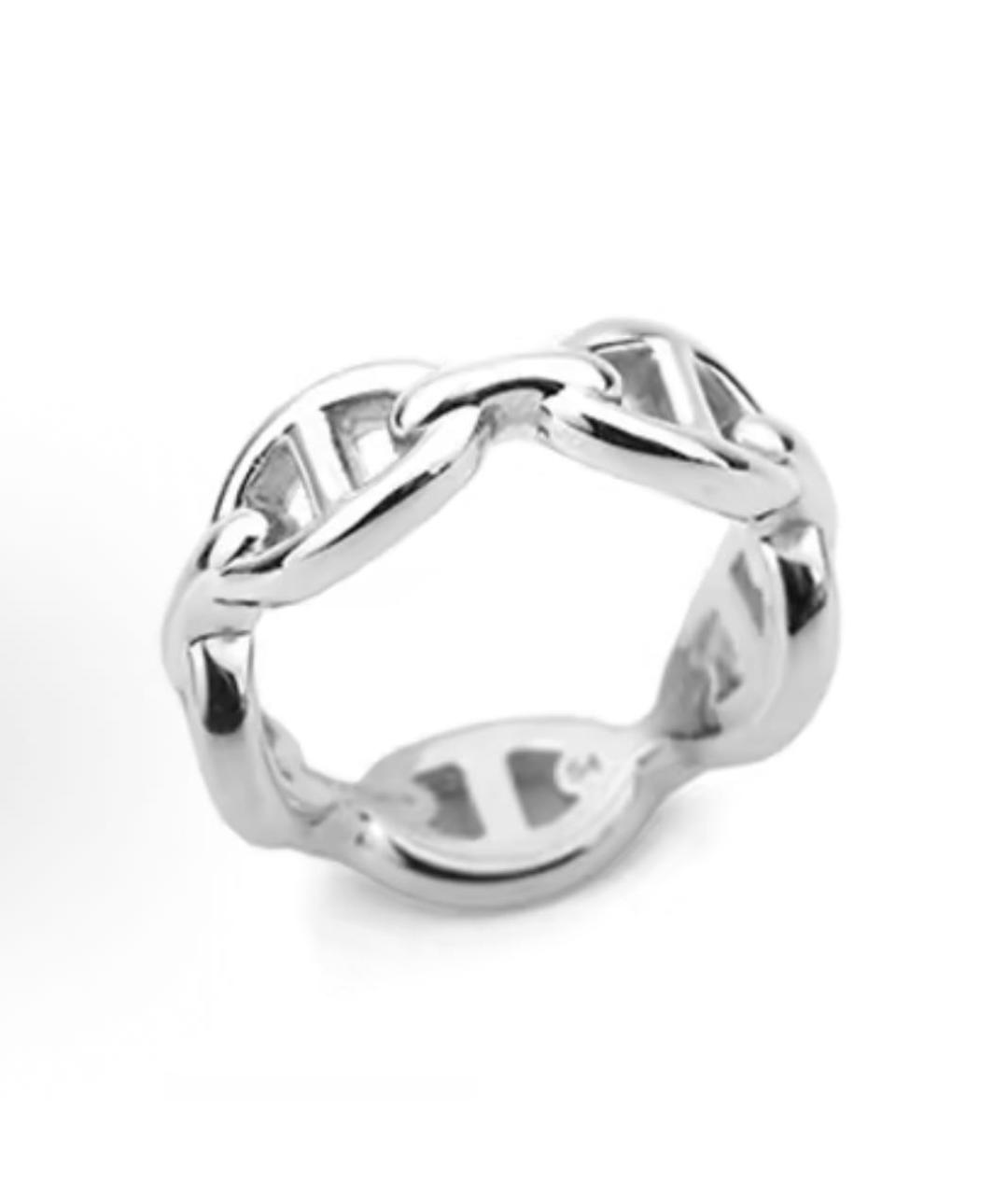 HERMES Серебряное кольцо, фото 5