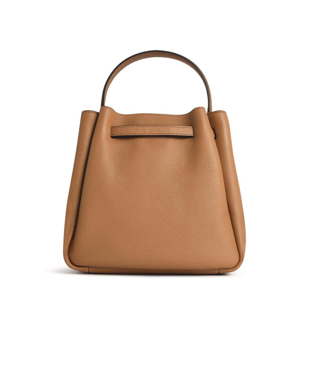 TORY BURCH Коричневая кожаная сумка тоут, фото 3