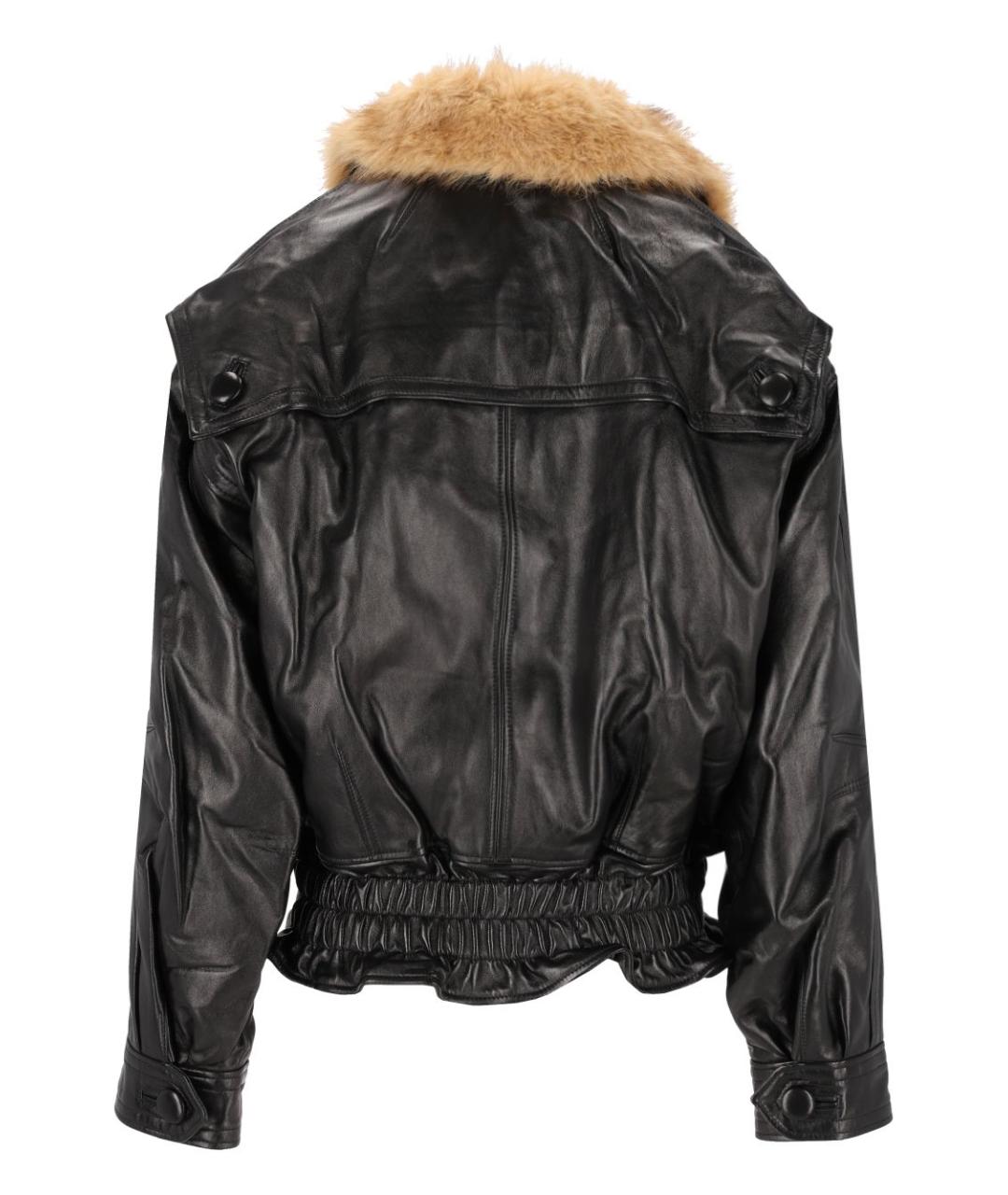 ISABEL MARANT Черная кожаная куртка, фото 2