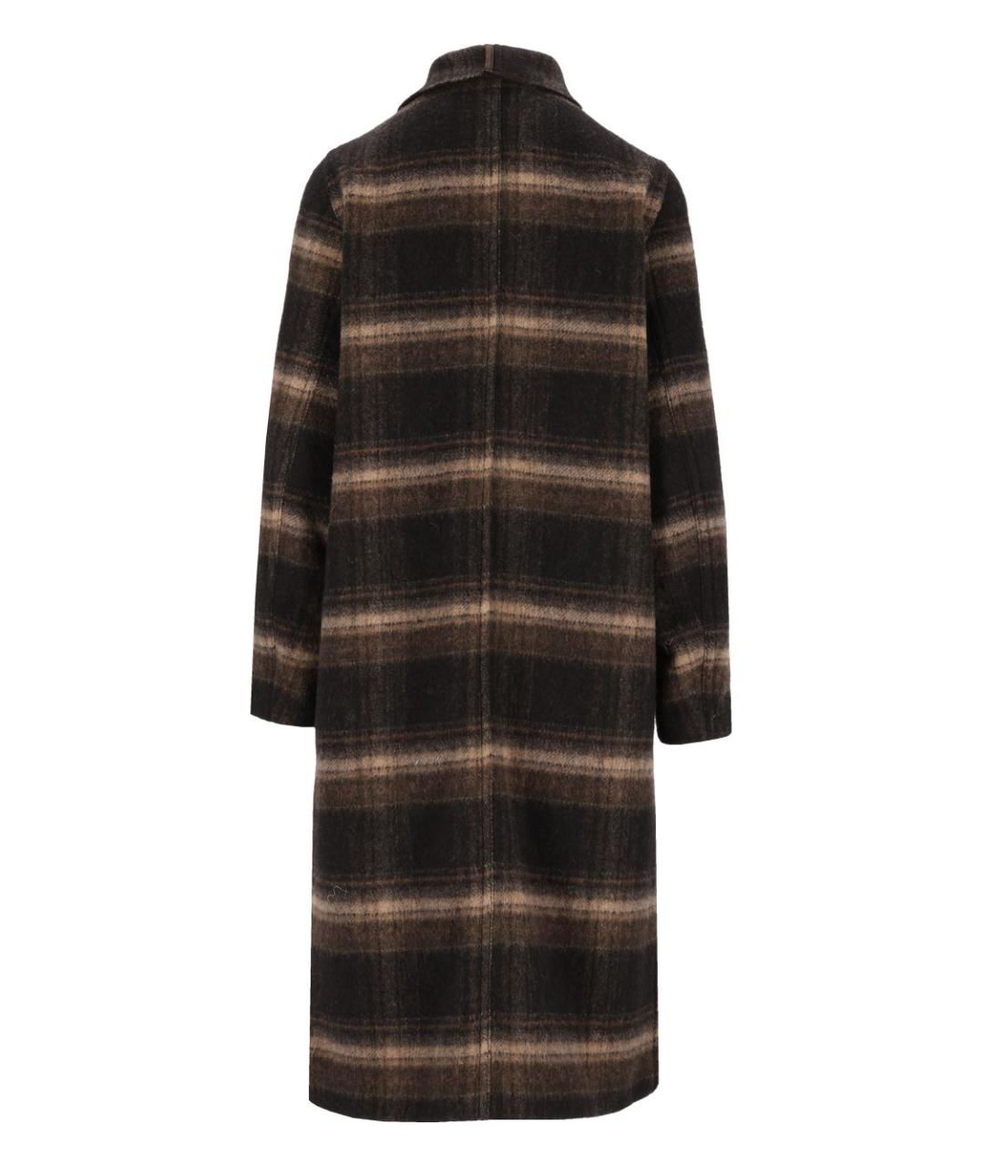 ISABEL MARANT ETOILE Коричневое полиэстеровое пальто, фото 2