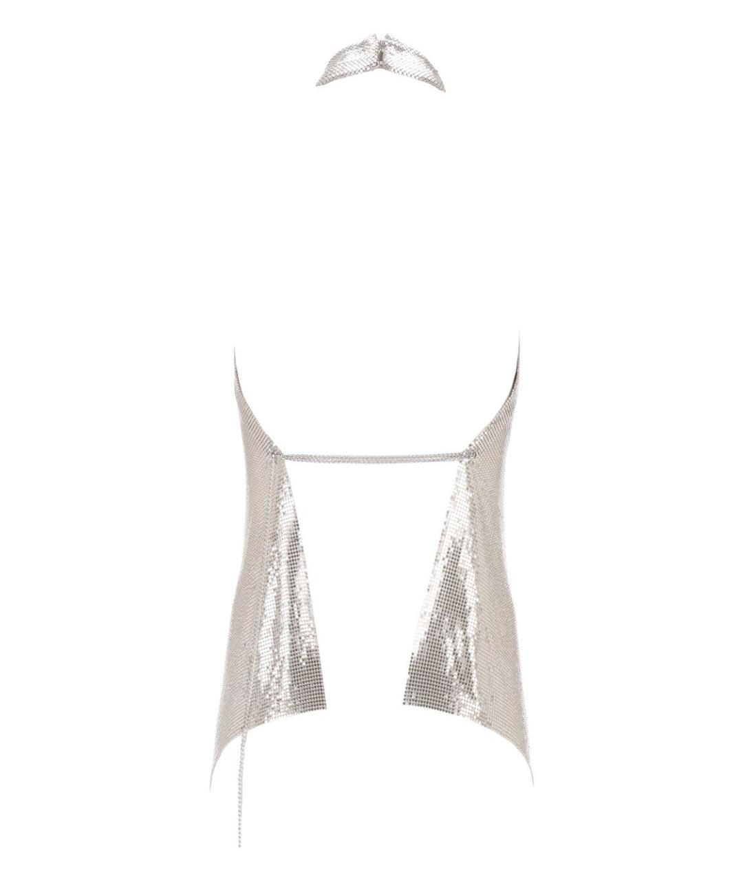 STELLA MCCARTNEY Серебряная полиэстеровая блузы, фото 2