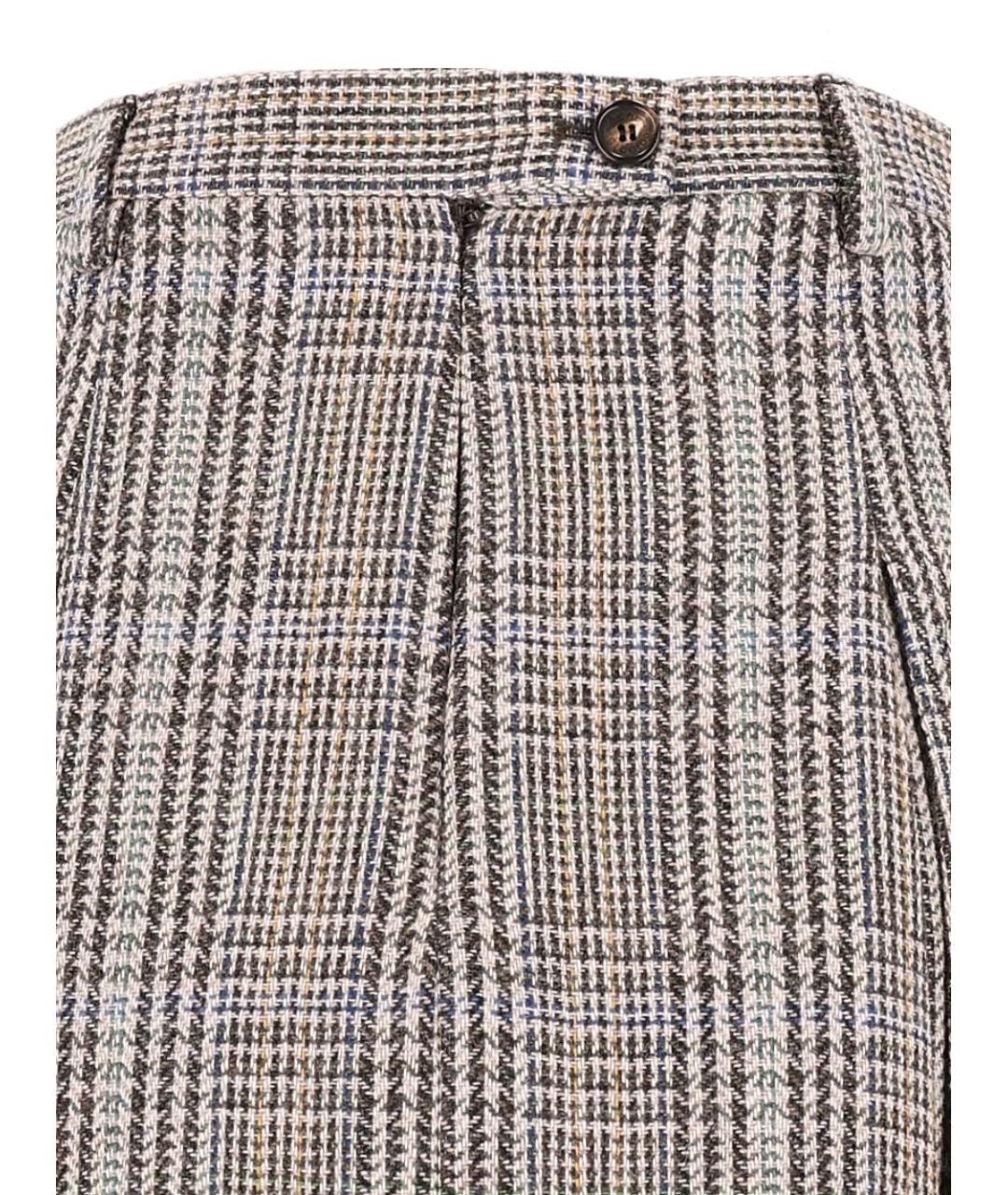 ACNE STUDIOS Мульти шерстяная юбка миди, фото 5
