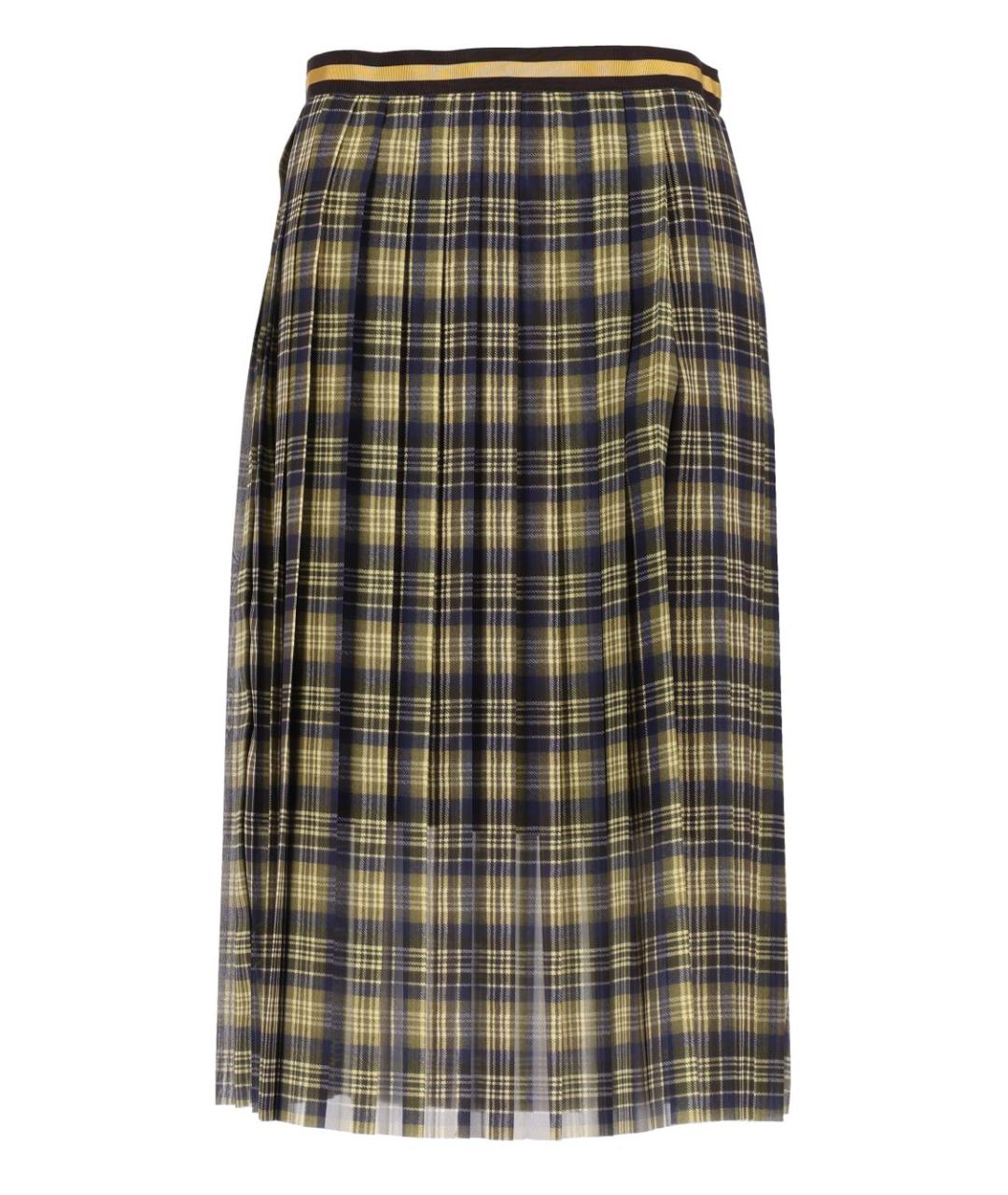 DRIES VAN NOTEN Мульти полиэстеровая юбка миди, фото 1