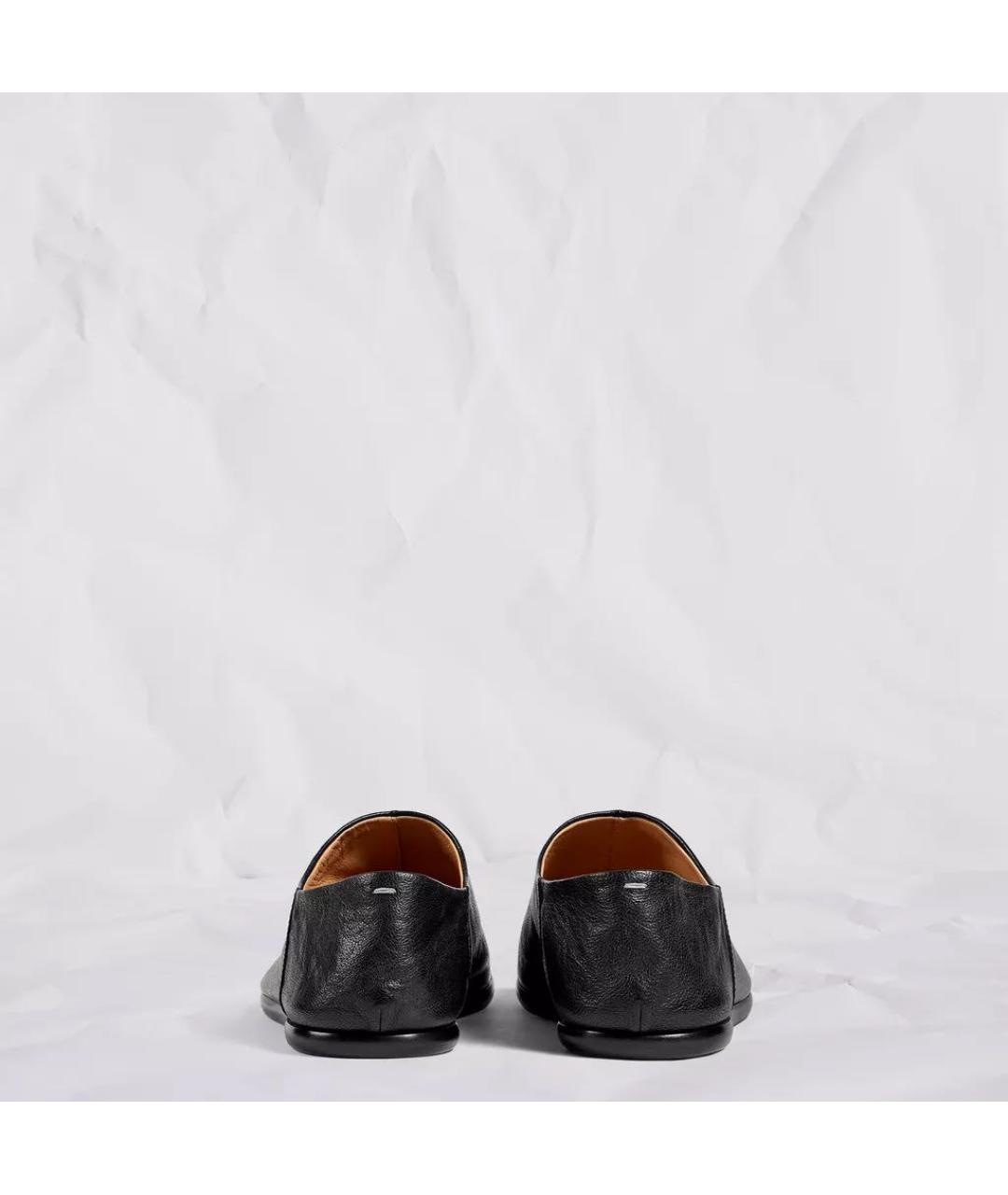 MAISON MARGIELA Черные кожаные мокасины, фото 3