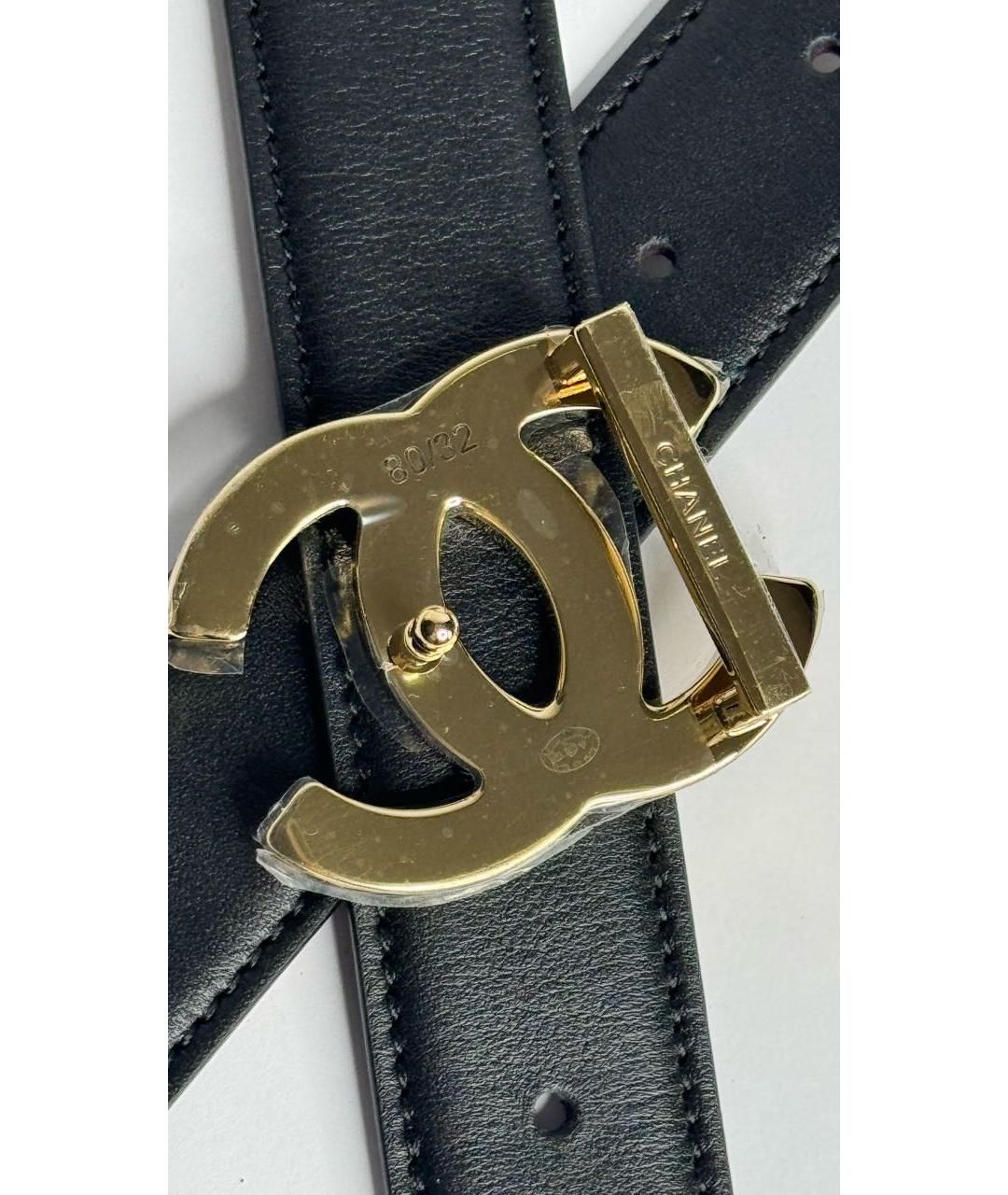 CHANEL Бордовый кожаный ремень, фото 6