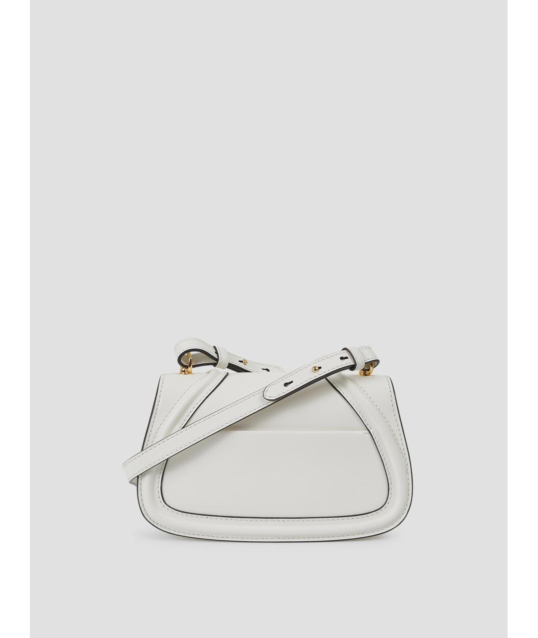 GUCCI Белая кожаная сумка через плечо, фото 4