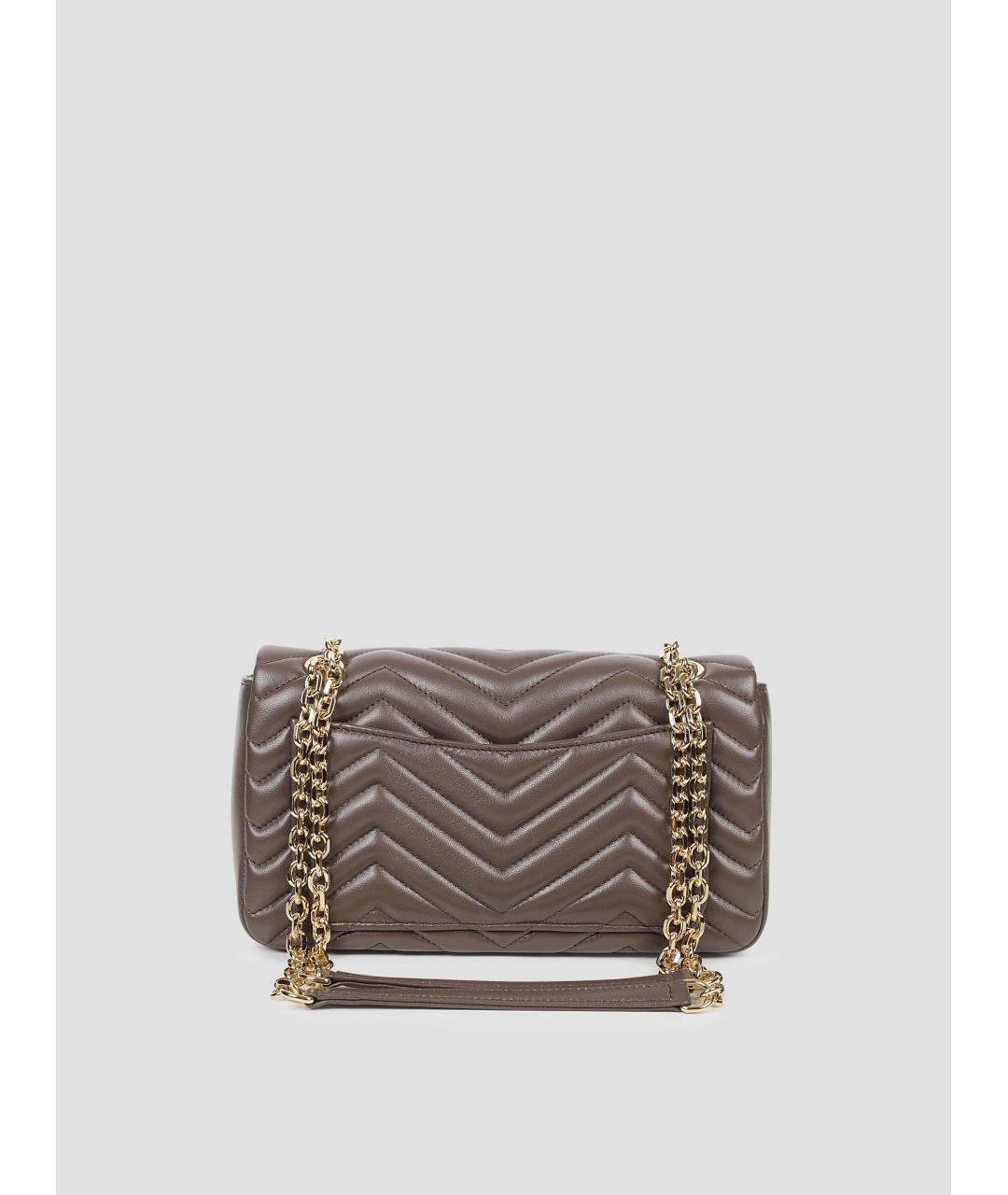 GUCCI Бежевая кожаная сумка через плечо, фото 3