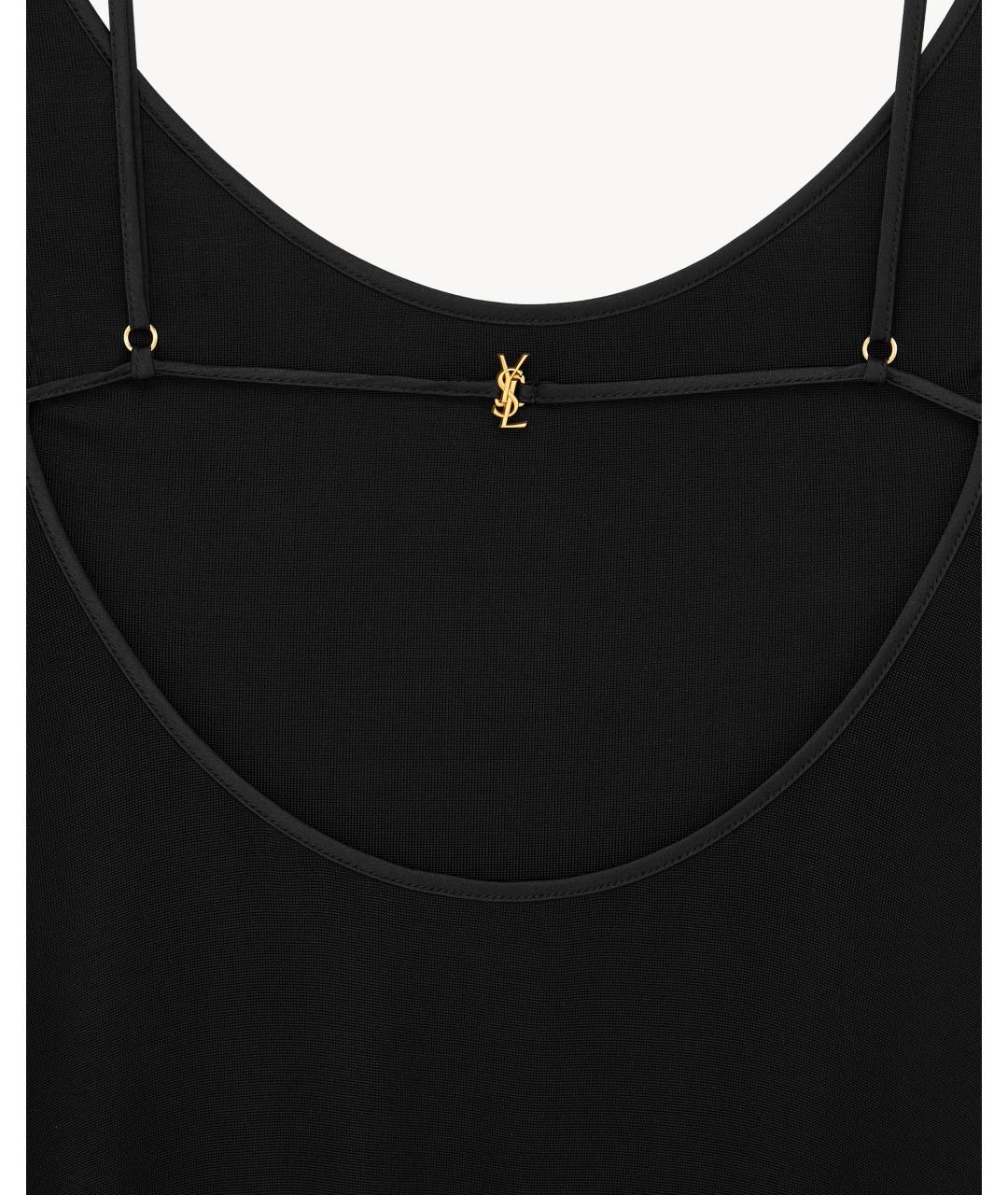 SAINT LAURENT Черное повседневное платье, фото 3
