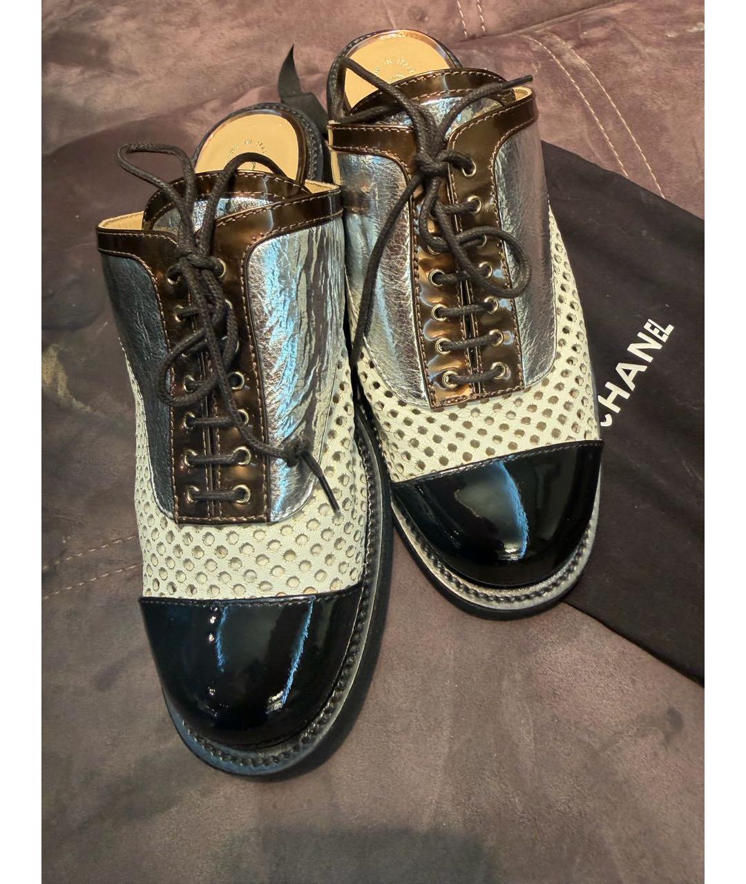 CHANEL Мульти кожаные сабо, фото 2