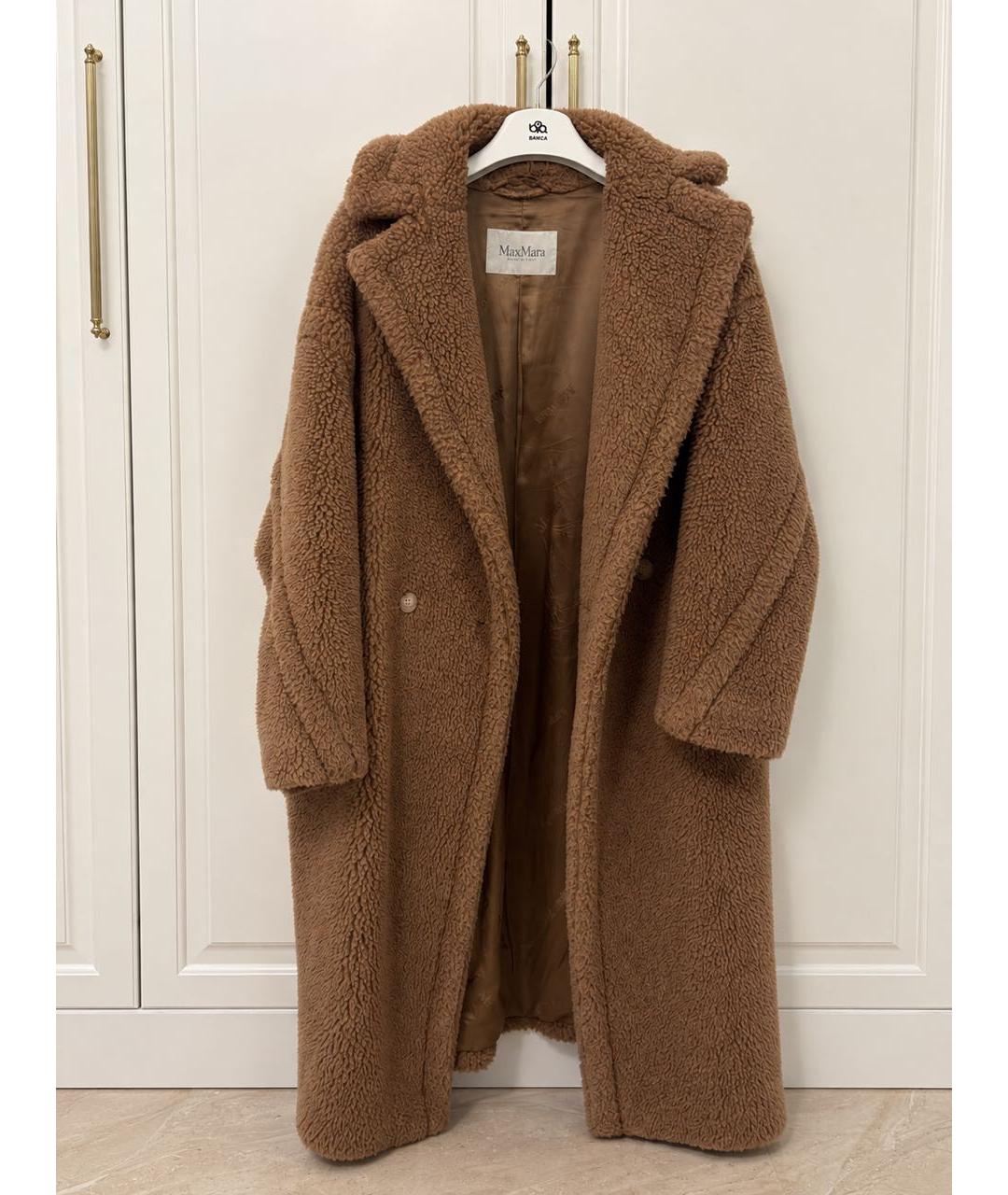 MAX MARA Коричневая меховая шуба, фото 8