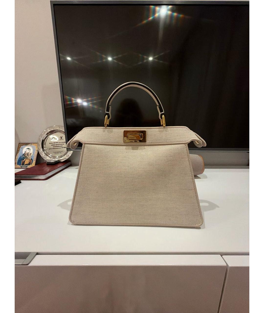 FENDI Мульти сумка с короткими ручками из канвы, фото 3