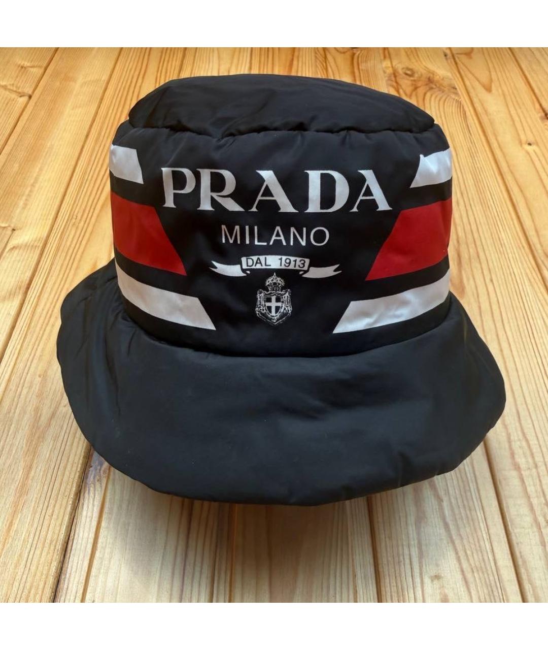 PRADA Черная панама, фото 4