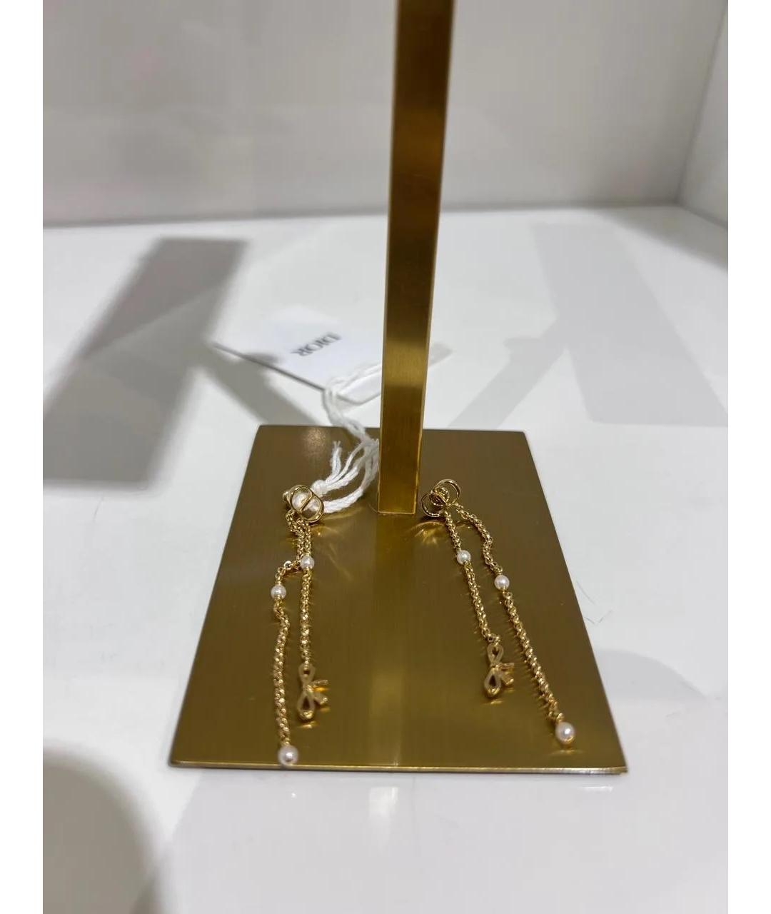 CHRISTIAN DIOR Золотые серьги, фото 2