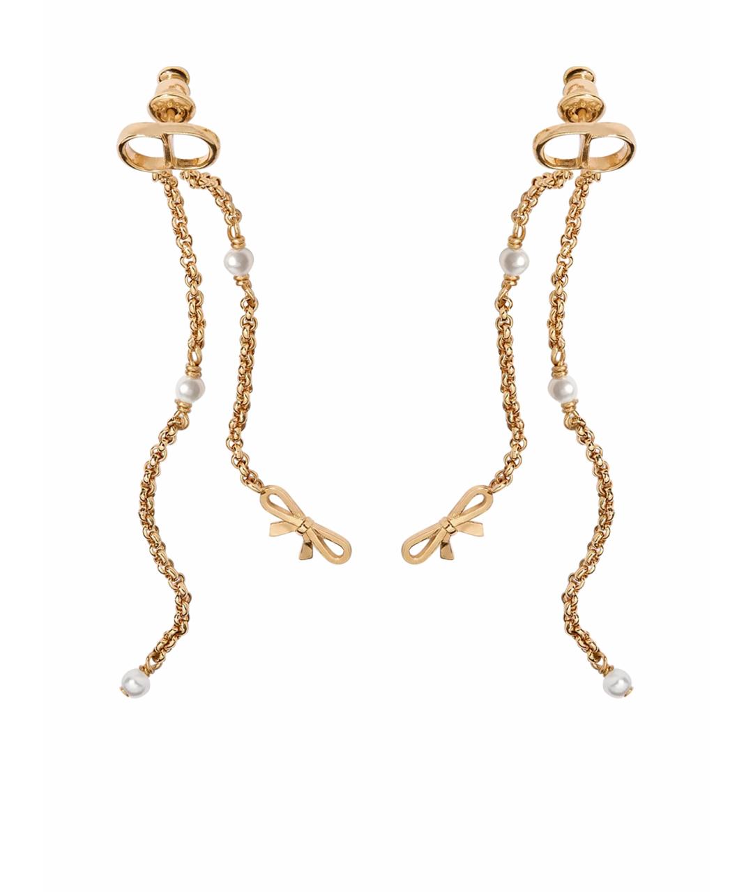 CHRISTIAN DIOR Золотые серьги, фото 1