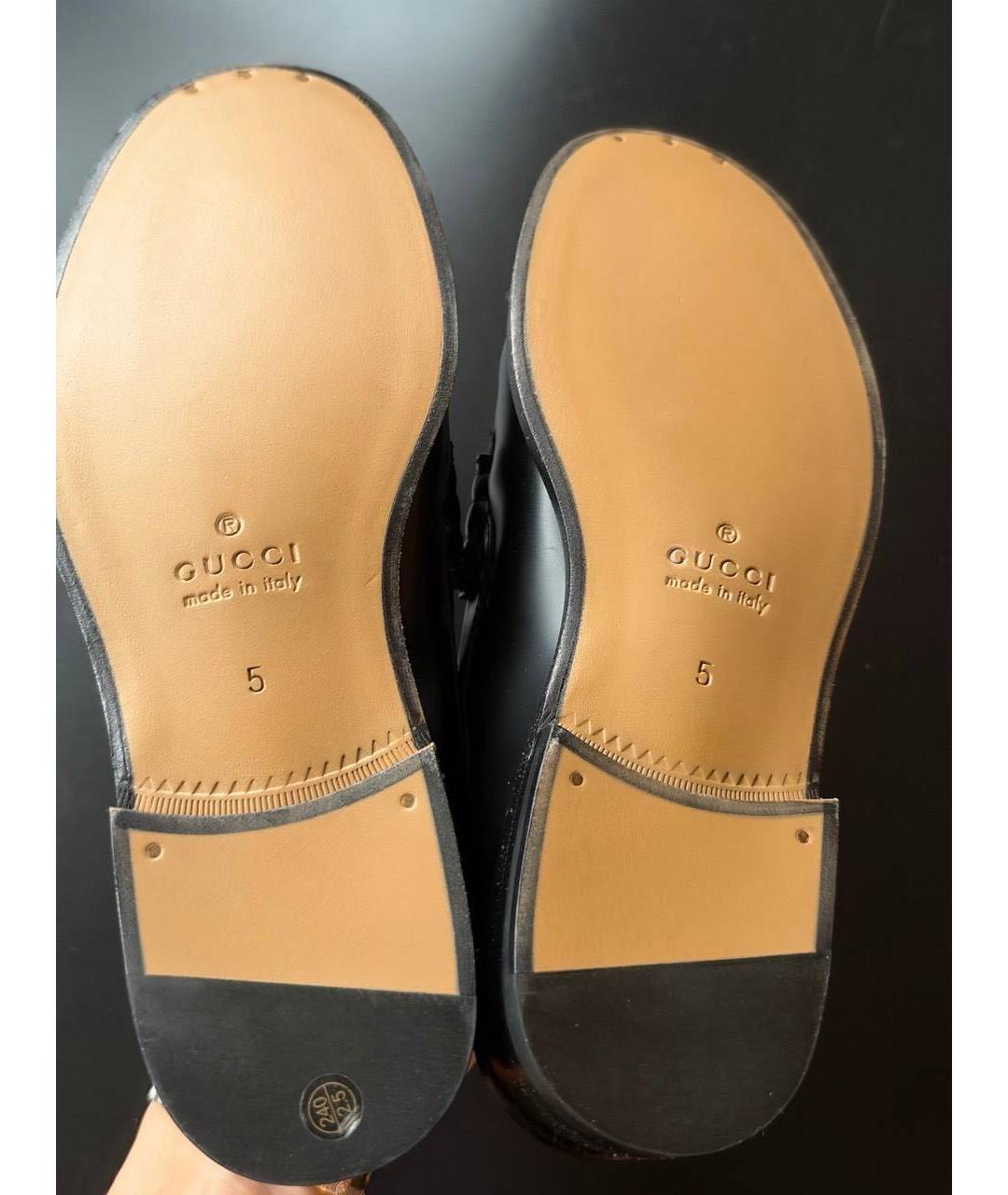 GUCCI Мульти кожаные лоферы, фото 7