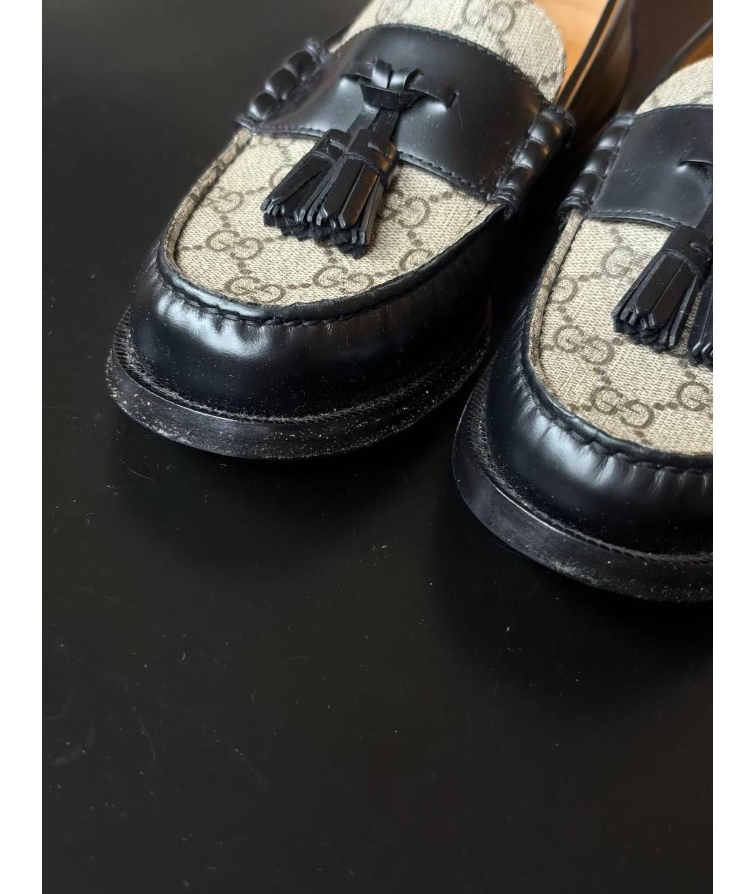 GUCCI Мульти кожаные лоферы, фото 5