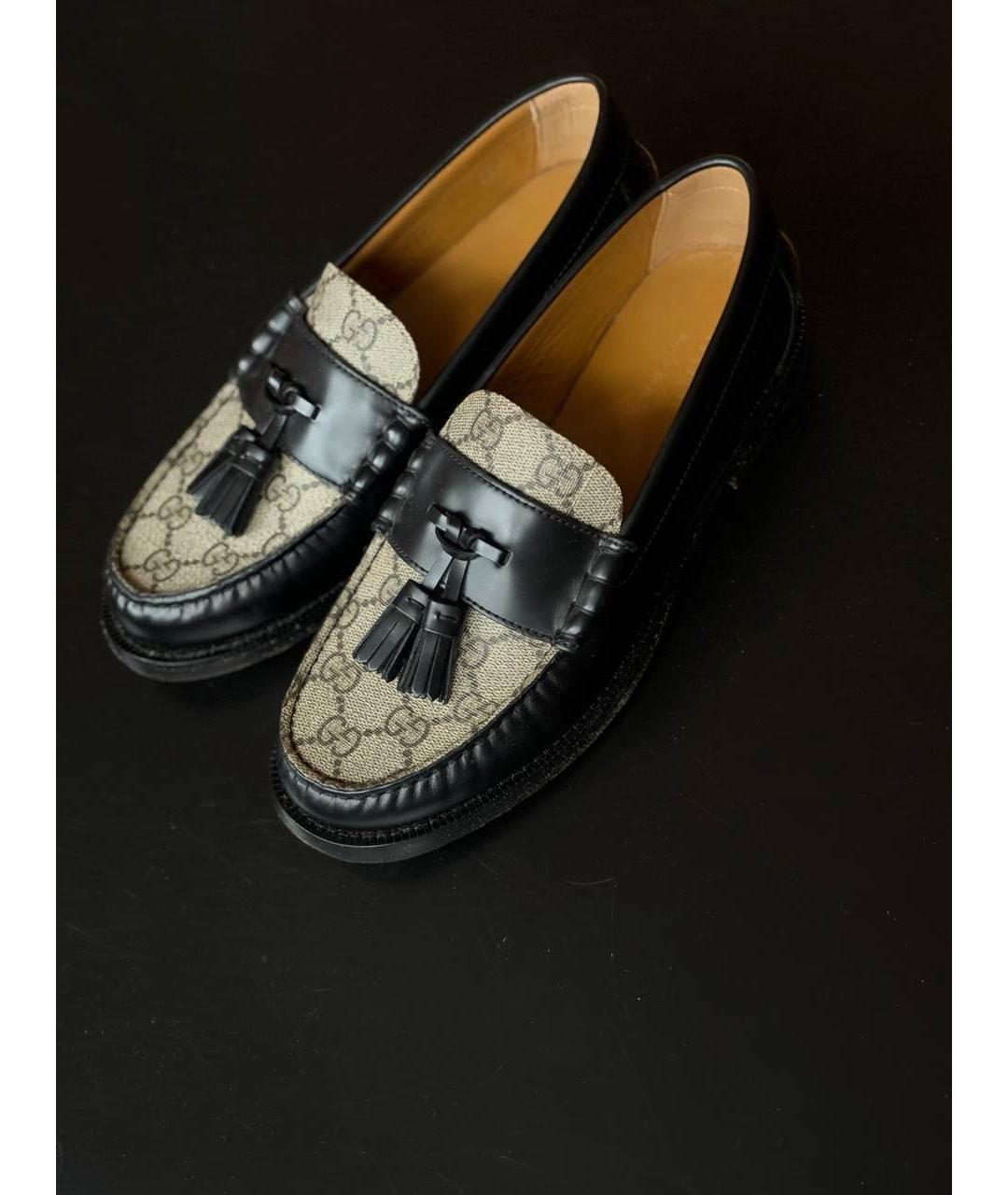 GUCCI Мульти кожаные лоферы, фото 2