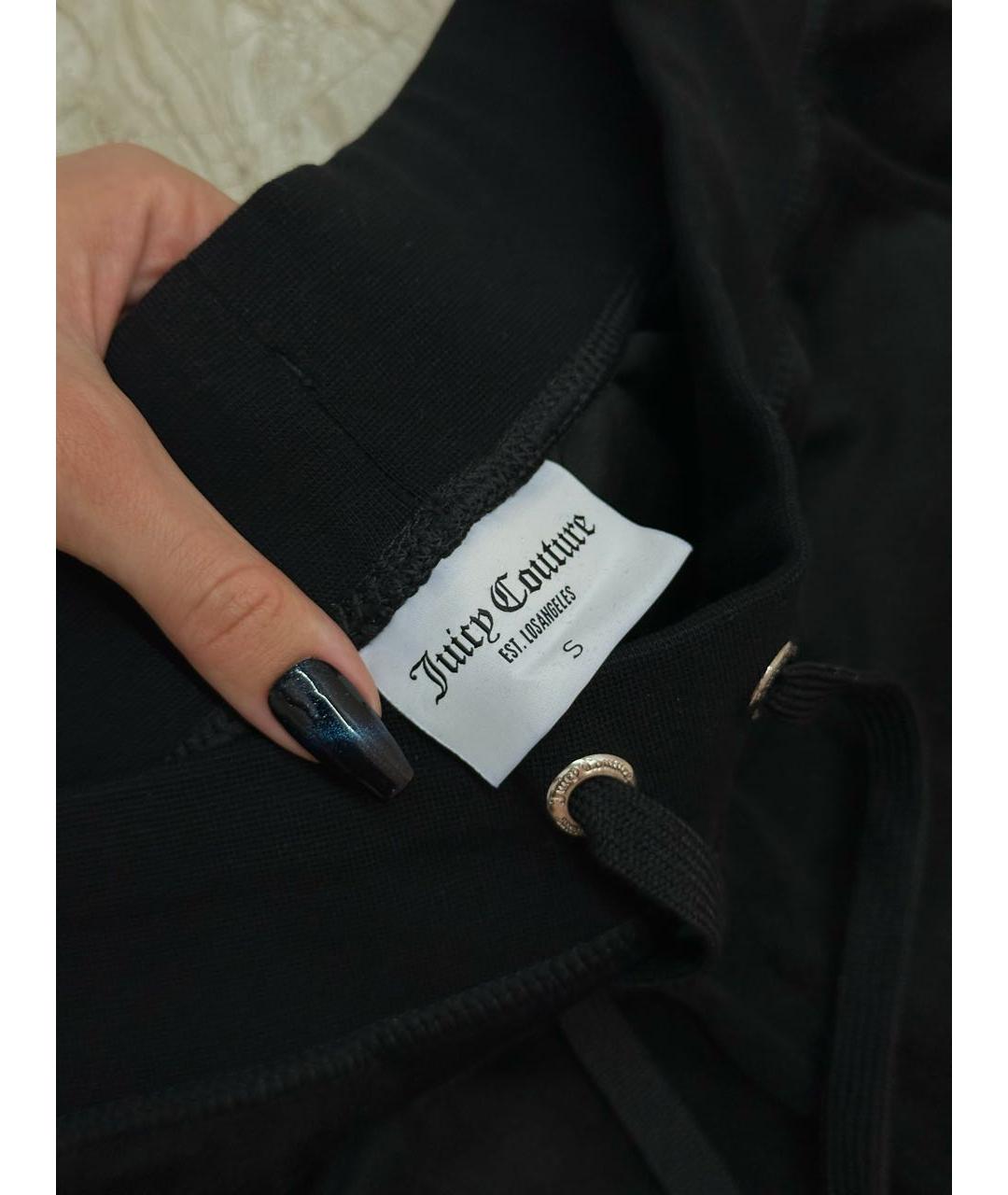 JUICY COUTURE Черный велюровый спортивные костюмы, фото 7