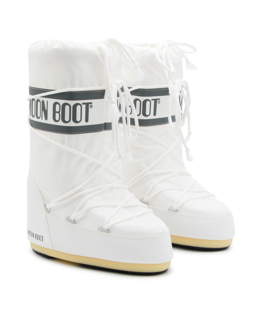 MOON BOOT Белые ботинки, фото 2