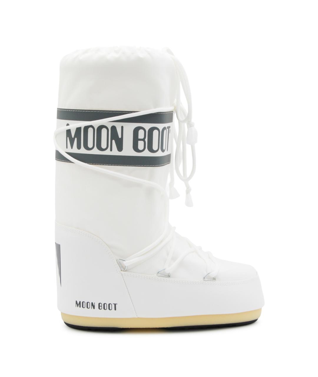 MOON BOOT Белые ботинки, фото 1
