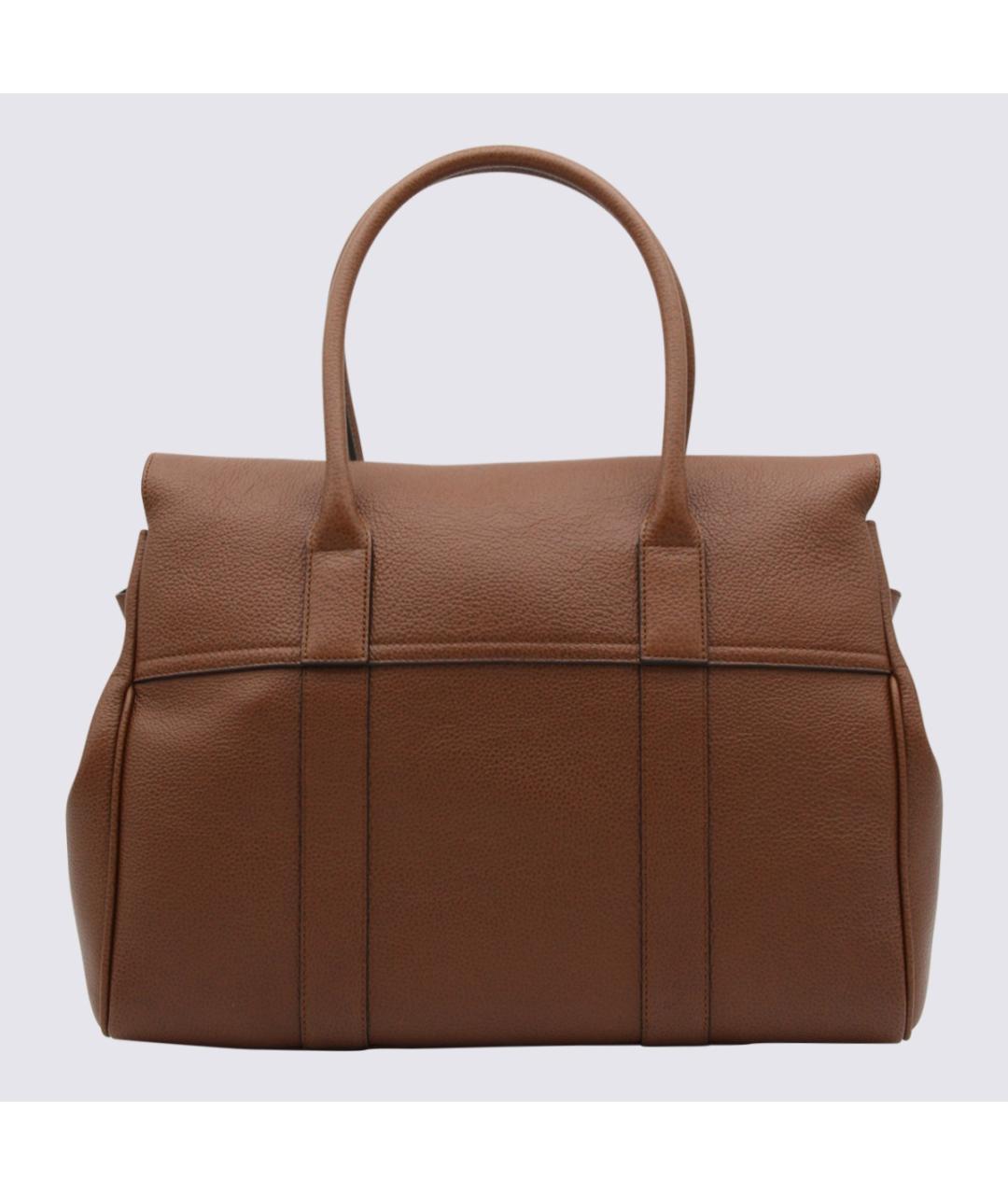 MULBERRY Коричневая кожаная сумка тоут, фото 2