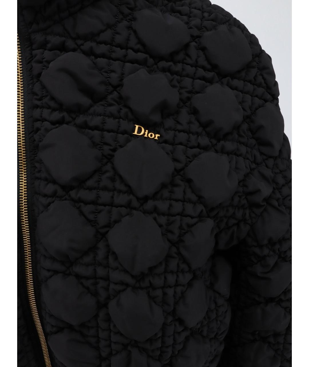 CHRISTIAN DIOR Черная полиэстеровая куртка, фото 3