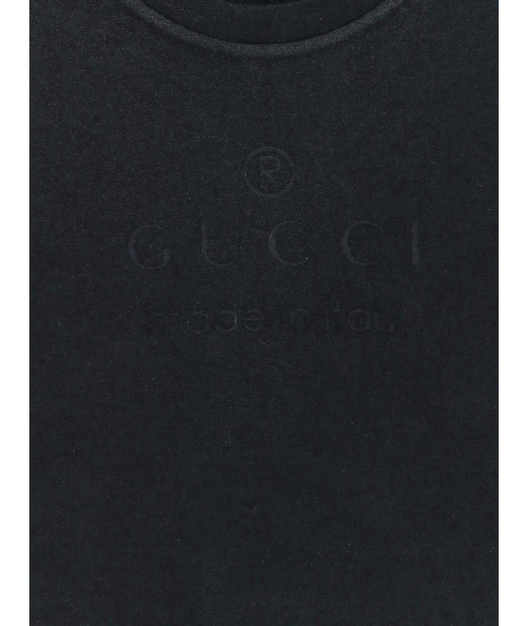 GUCCI Черная футболка, фото 3