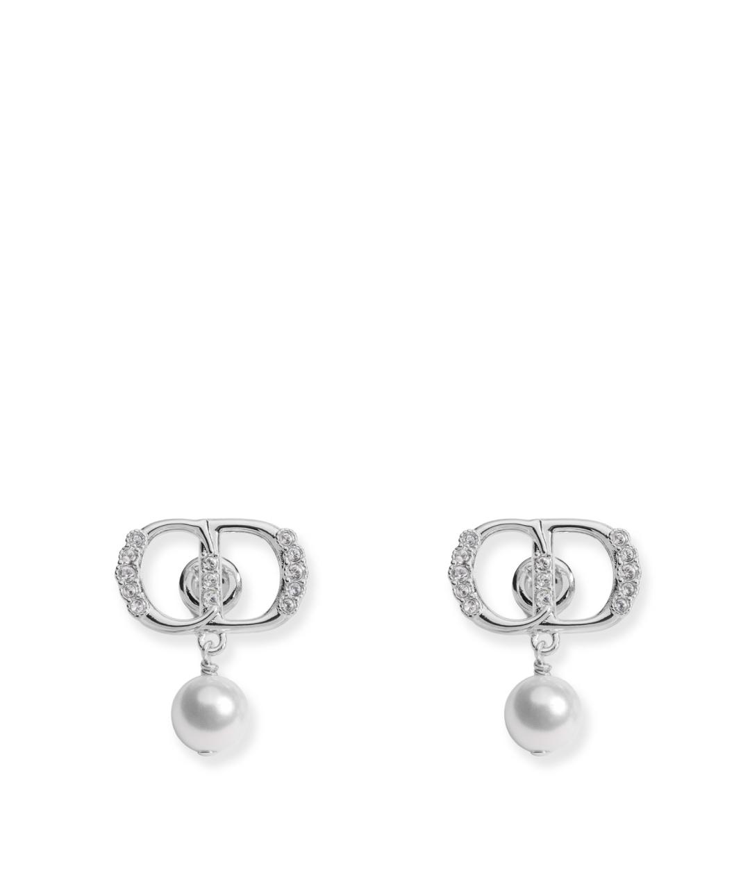 CHRISTIAN DIOR Серебряные металлические серьги, фото 3