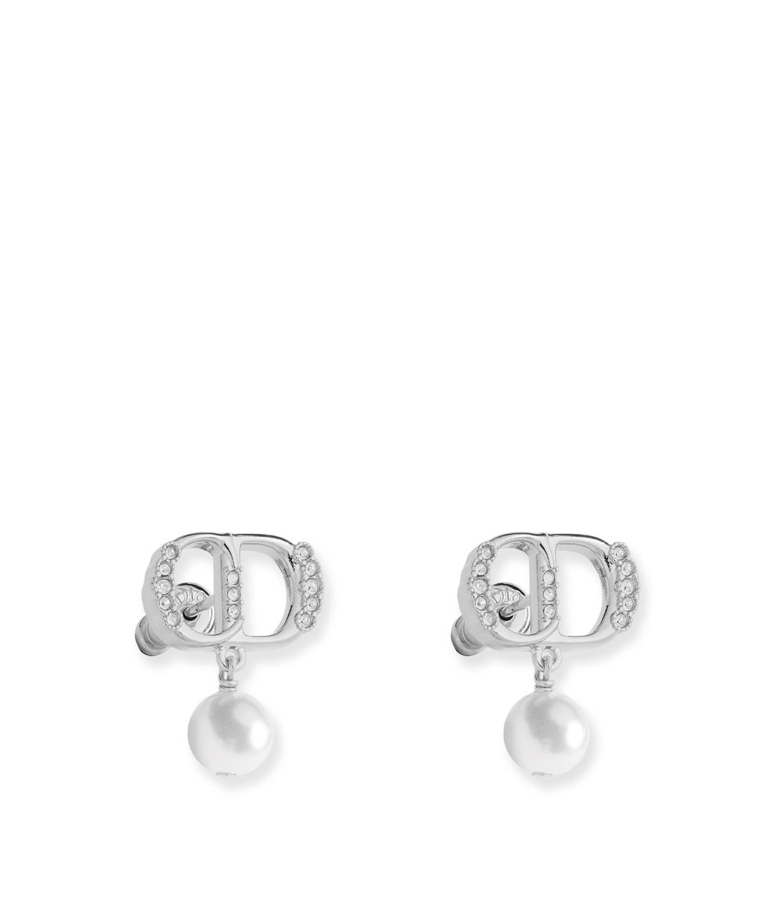 CHRISTIAN DIOR Серебряные металлические серьги, фото 2