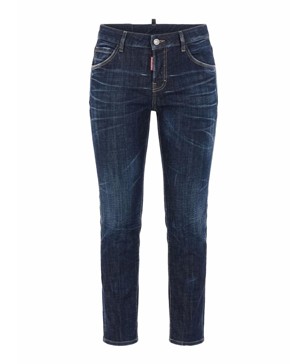 DSQUARED2 Синие джинсы слим, фото 1