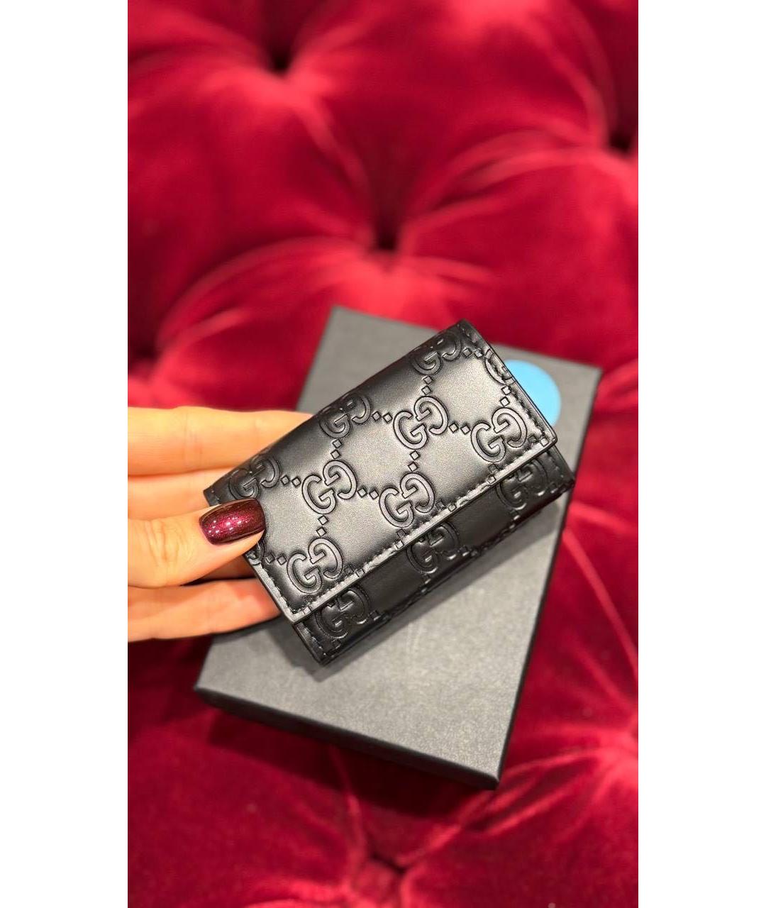 GUCCI Черная ключница, фото 2