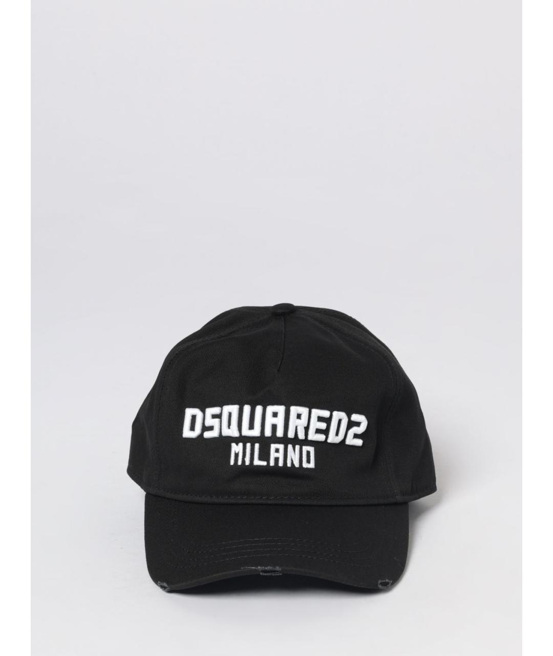 DSQUARED2 Черная хлопковая кепка/бейсболка, фото 2
