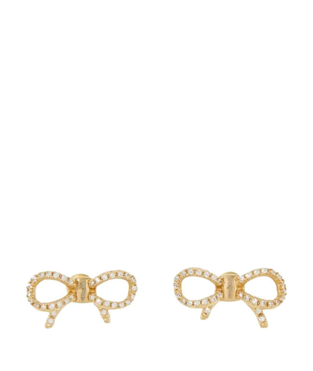 FERRAGAMO Золотые латунные серьги, фото 1