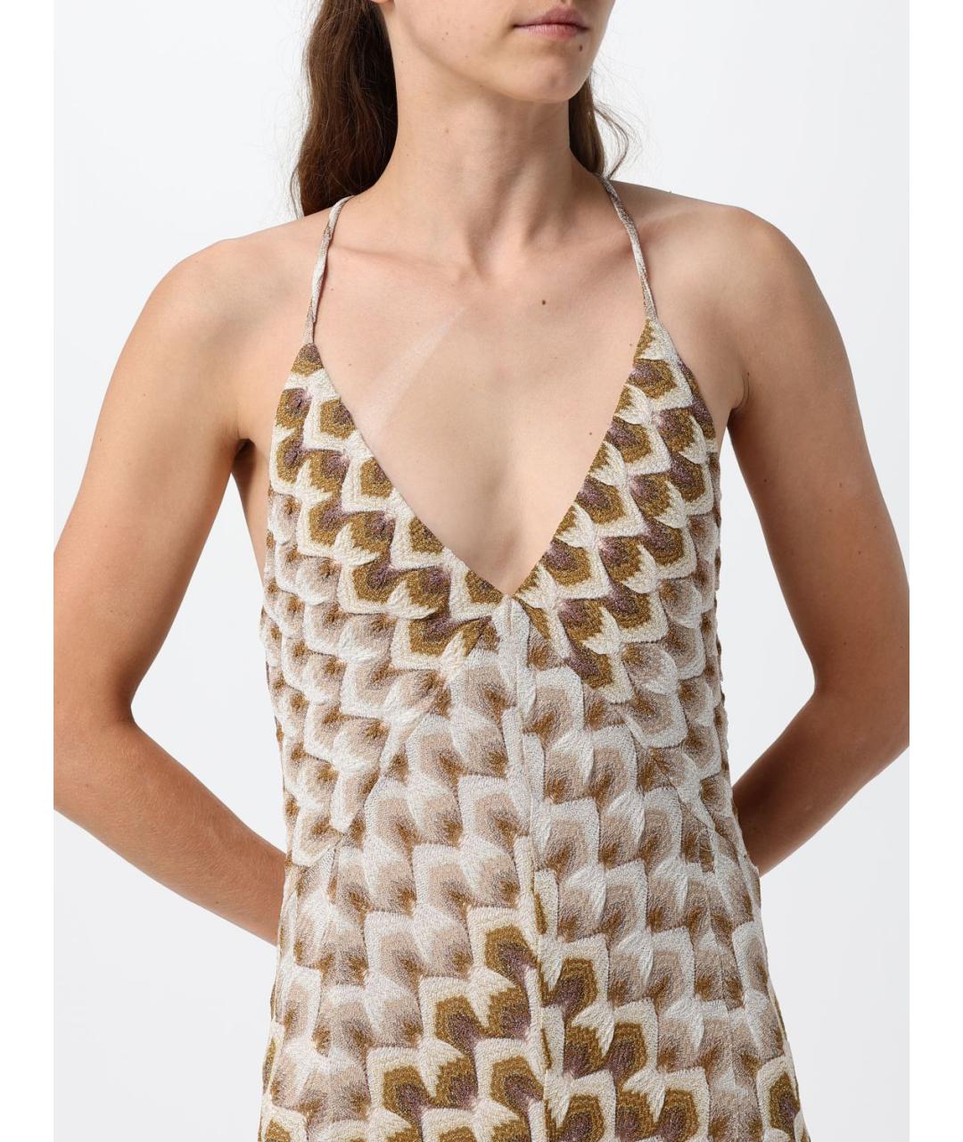 MISSONI Мульти вискозное коктейльное платье, фото 4