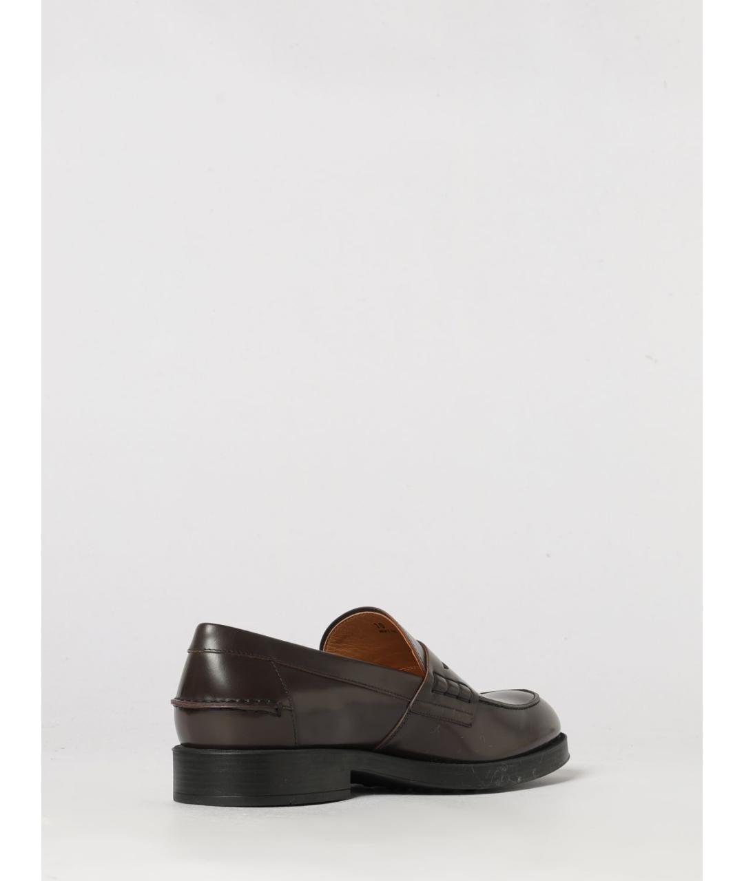 TOD'S Коричневые кожаные лоферы, фото 3