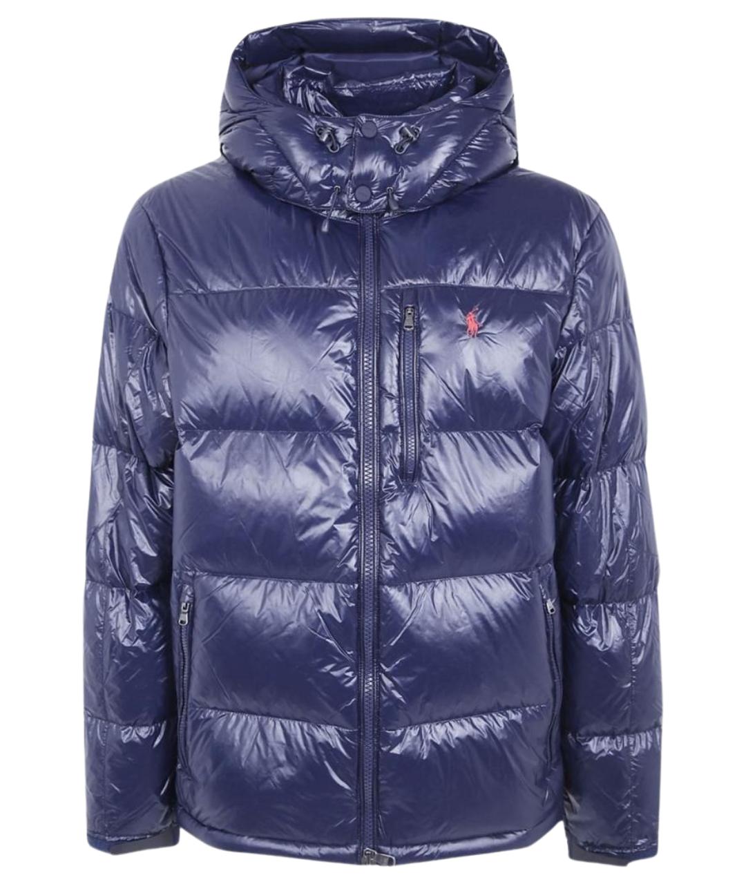 POLO RALPH LAUREN Синий полиамидовый пуховик, фото 1