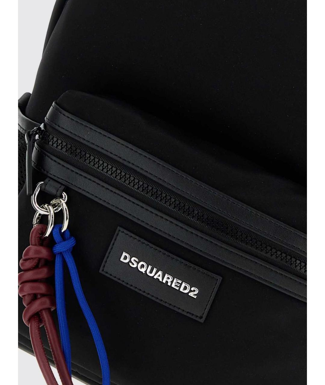 DSQUARED2 Черный рюкзак, фото 4