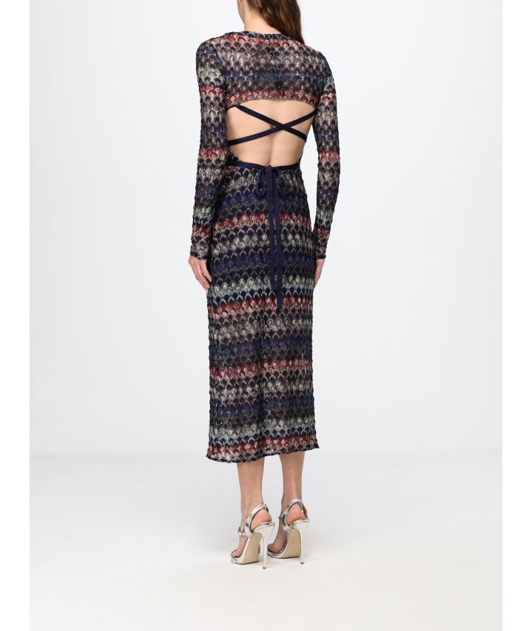 MISSONI Мульти вискозное повседневное платье, фото 3