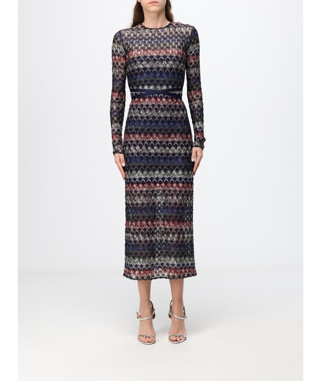 MISSONI Мульти вискозное повседневное платье, фото 2