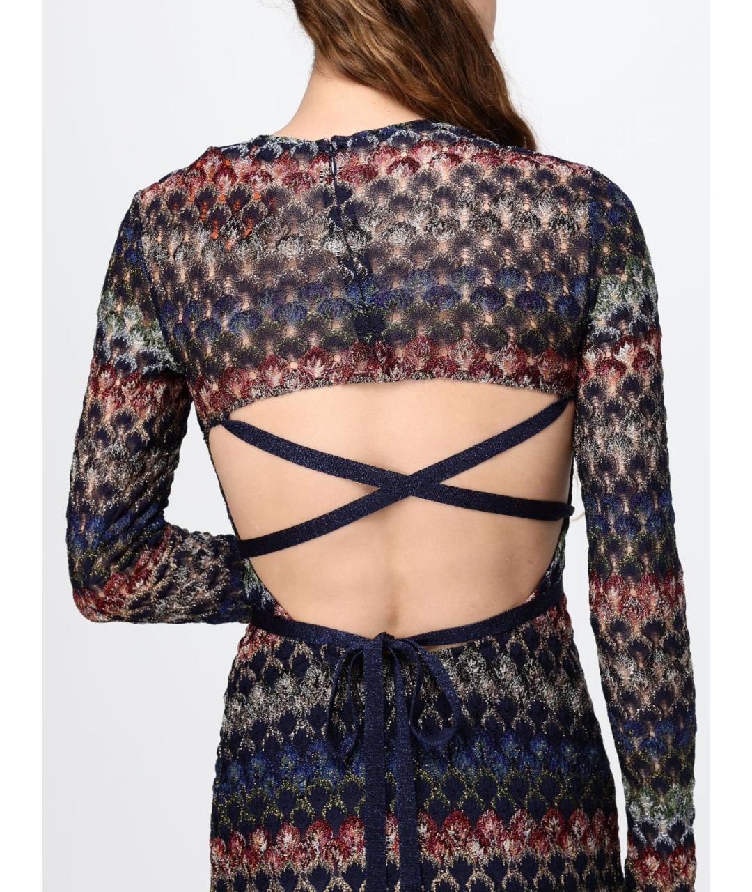 MISSONI Мульти вискозное повседневное платье, фото 4