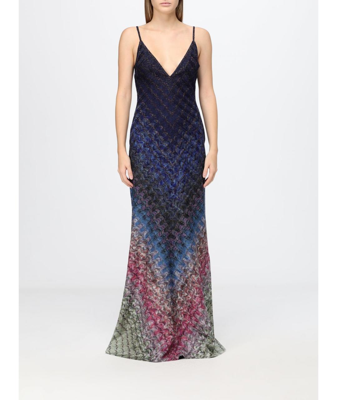MISSONI Синее коктейльное платье, фото 4