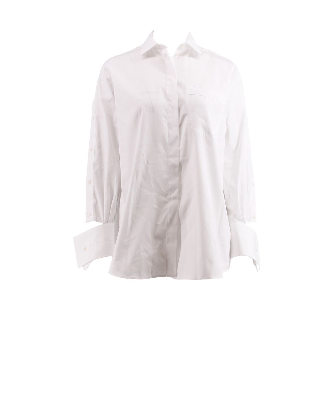 VALENTINO Белая хлопковая рубашка, фото 1