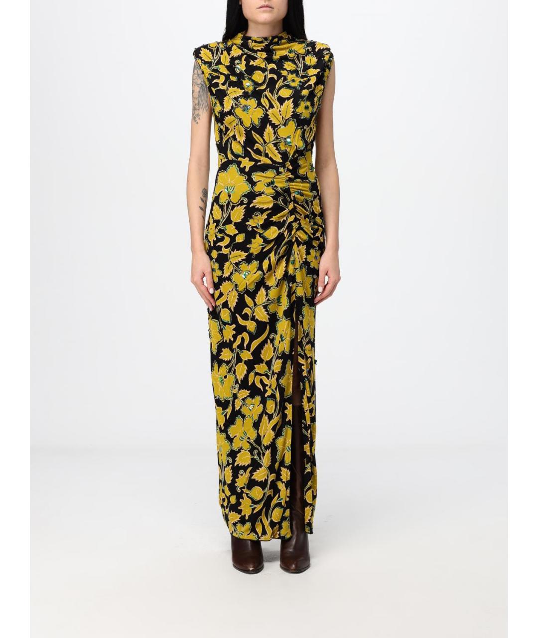 DIANE VON FURSTENBERG Мульти вискозное коктейльное платье, фото 4