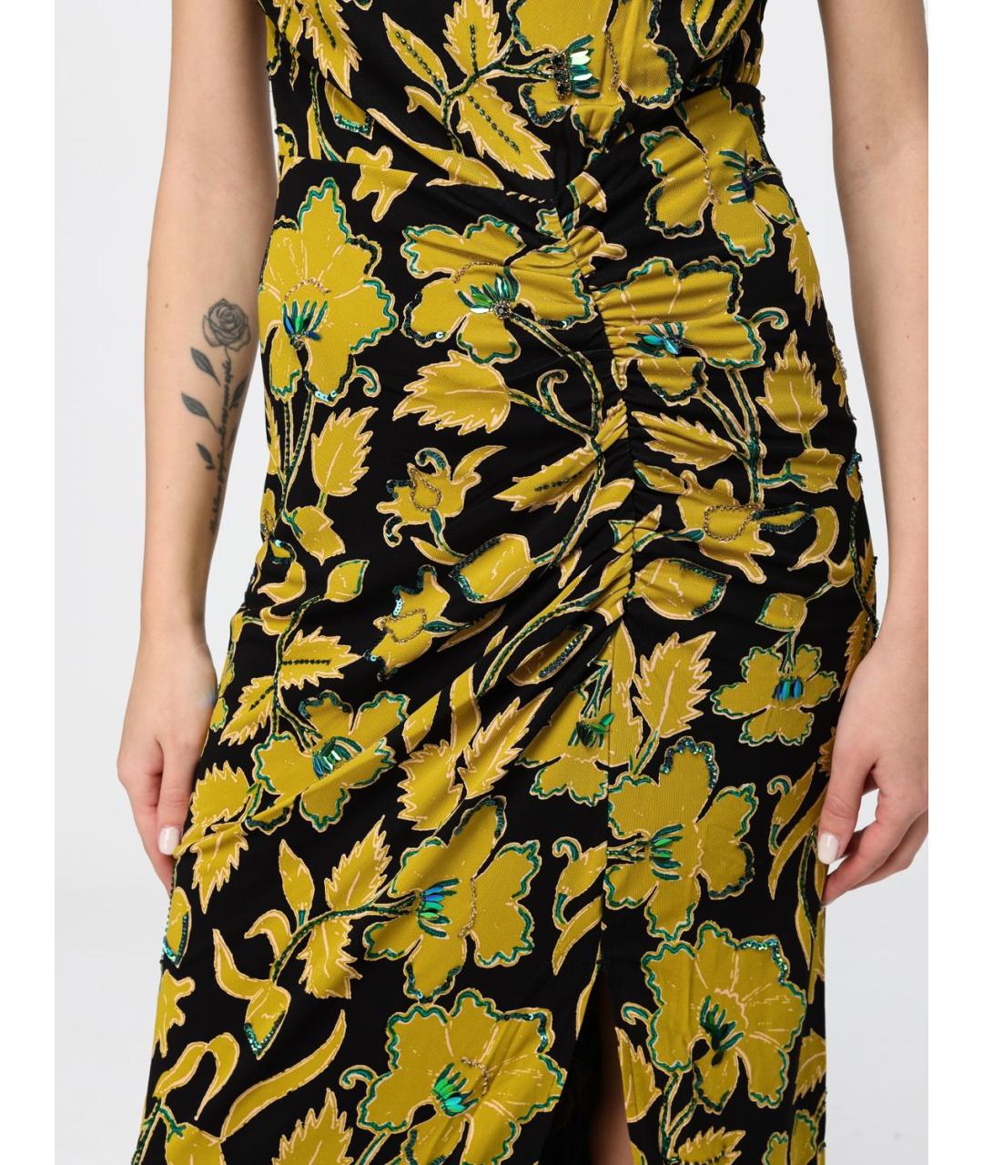 DIANE VON FURSTENBERG Мульти вискозное коктейльное платье, фото 3