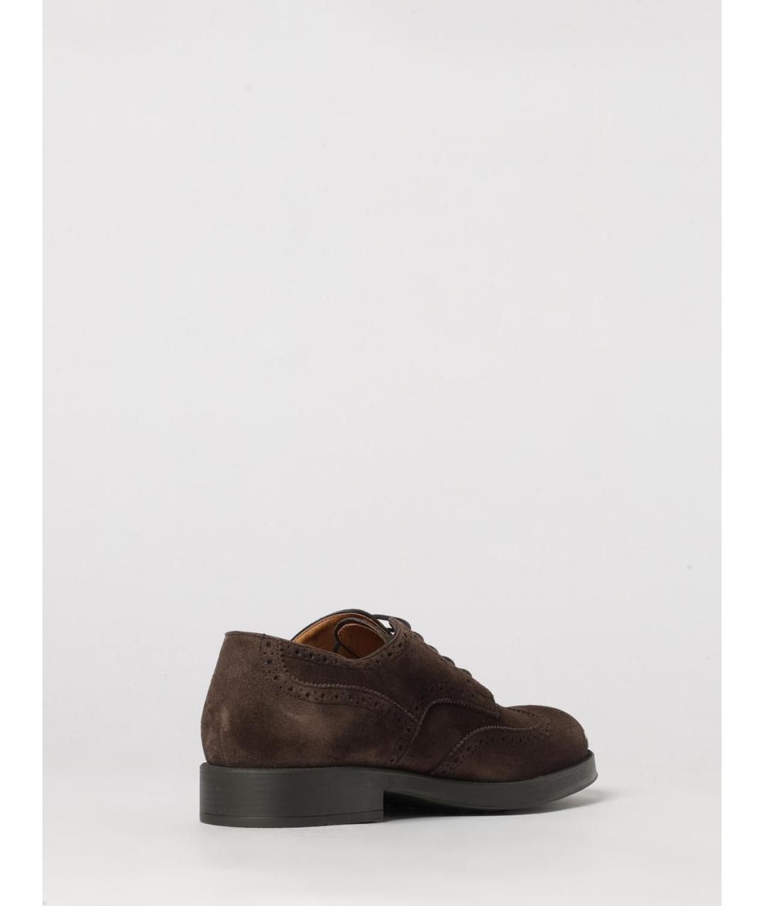 TOD'S Коричневые замшевые туфли, фото 3