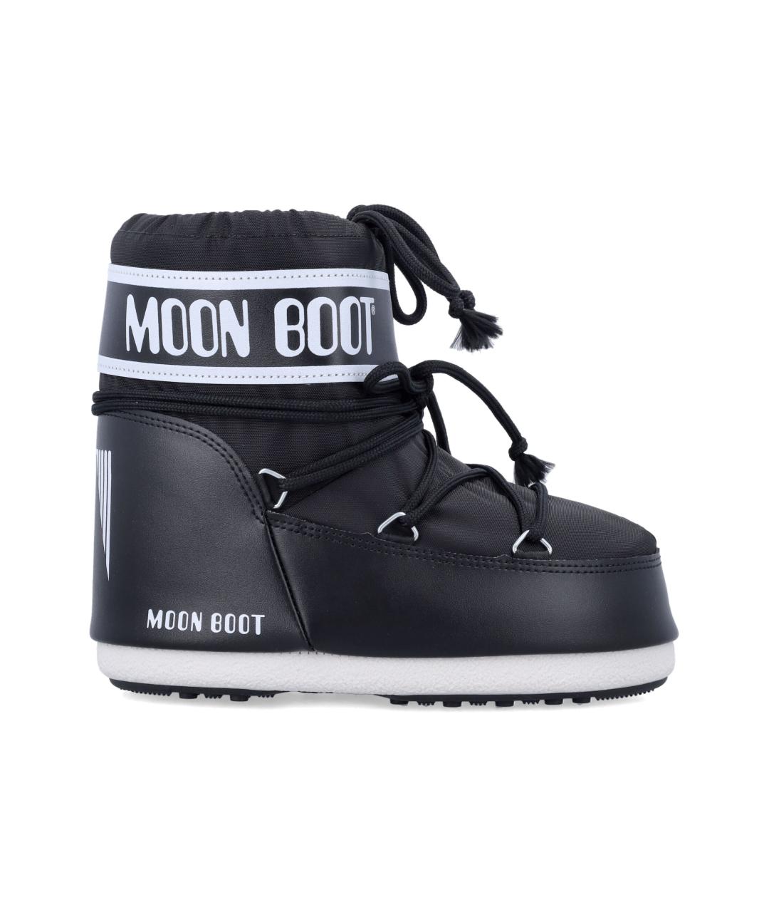 MOON BOOT Черные синтетические ботинки, фото 5
