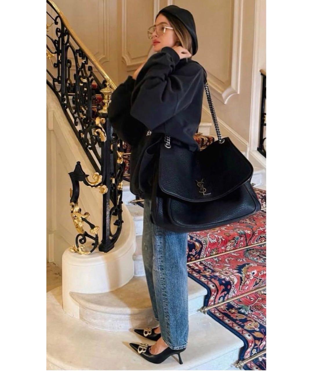 BALENCIAGA Черные кожаные туфли, фото 4